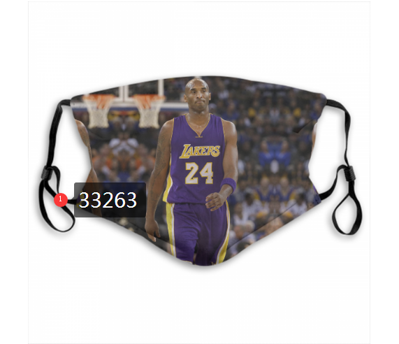 2021 NBA Los Angeles Lakers #24 kobe bryant 33263 Dust mask with filter